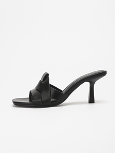 1828-6 Méga Soldes d'Été Chaussons et <span class=keywords><strong>Sandales</strong></span> à Talons Plein Air Couleur Unie Grande Taille pour <span class=keywords><strong>Femme</strong></span> Tendance Mode - Product Image 5