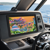 Moniteur à écran tactile de qualité industrielle, écran capacitif de 7 pouces, 1024 x 768, noir, interface USB pour bateau marin