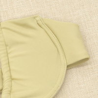 Conjunto de Bikini de dos piezas para mujer, traje de baño de tela de protección UV, personalizado, respetuoso con el medio ambiente, OEM 2023