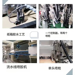 Machine de pulvérisation de colle froide Nantong, 5 pistolets, 1330x610x500mm, équipement de collage industriel de haute précision - Product Image 4