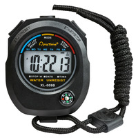 Chronomètre de sport numérique professionnel avec grand écran LCD, logo personnalisé, entraînement, compte à rebours électronique, course à pied