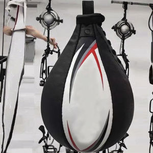 Ballons de frappe et ballons de vitesse multicolores personnalisés pour la boxe, sacs de frappe de vitesse en PU, ballons de réflexe de boxe en forme de poire - Product Image 2