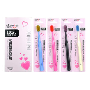 Cepillo de Dientes OkSmiles de Cabeza Ancha 101 con Cerdas Suaves para Adultos, Diseño Colorido - Product Image 3