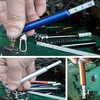 Pompe à air portable Hengtu avec manomètre intégré, en alliage d'aluminium, 10g, emballage personnalisable, idéal pour les cadeaux
