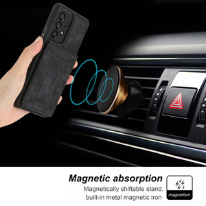 Chủ thẻ tín dụng chân đế trường hợp Đối với Samsung A13 A14 a04e A24 PU Leather Magnetic trường hợp đối với Samsung A23 A34 A54 A22 A32 a21s - Product Image 4