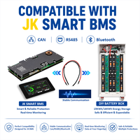 Kit de boîtier de batterie DIY 48V 280Ah 314Ah en stock UE PL, avec BMS JK V19 200A 16S et coque métallique, pour cellules LiFePO4 3.2V 280Ah 314Ah 330Ah