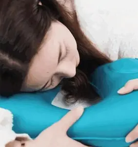 Professional office breathable bathtub neck support cervical car travel pillow shoulder relaxer