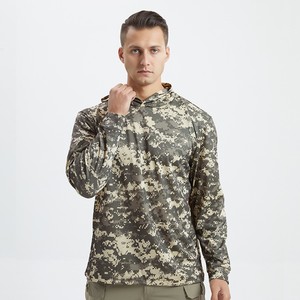 <span class=keywords><strong>T</strong></span>-<span class=keywords><strong>shirt</strong></span> tactique <span class=keywords><strong>camouflage</strong></span> à manches longues pour <span class=keywords><strong>homme</strong></span>, sportif, à séchage rapide, respirant, ultra-léger, à capuche, en polyester, coupe ajustée, pour l'extérieur - Product Image 4