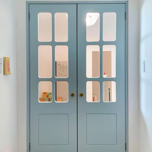 Cửa gỗ bền cho nhà gỗ rắn lối vào chính Porte khu dân cư nội thất phía trước nhập - Product Image 1