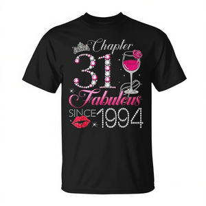 Capítulo 31 Camiseta Fabulous Since 1994 Birthday Queen - Product Image 2