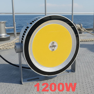 Luces <span class=keywords><strong>de</strong></span> Pesca LED <span class=keywords><strong>de</strong></span> 1200W a Precio <span class=keywords><strong>de</strong></span> Fábrica, Lámpara Marina Flotante para Atraer Calamares, Luz Blanca <span class=keywords><strong>Cálida</strong></span> para Barcos - Product Image 1
