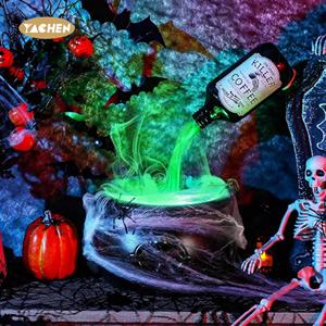Yachen mới ma thuật nổi Potion chai với sương Maker Halloween Phù Thủy Vạc DIY đen nổi Potion Bát Bộ - Product Image 5