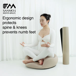 Ergonomisch meditatiekussen Mindful Retreat Memory Foam Comfortabele ondersteuning Pilates Yoga Zacht rugleuningkussen Zitkussen Zafu Pad - Product Image 2