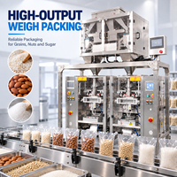 DEEPACK Sugar Weighing Packing Machine for Granulated Portions with Hopper Filling and Vertical Film Bag Closing