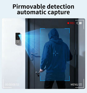 วิดีโอดอร์โฟนแบบมีสาย 2 เส้น 1 ชุด = F6+V19 หน้าจอสัมผัส TFT 7 นิ้ว ความละเอียด 1024*600 พิกเซล ระบบอินเตอร์คอม IP65 จอภาพภายในอาคาร เชื่อมต่อง่าย 2 สาย - Product Image 5