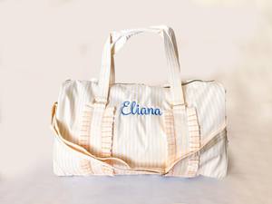 2025 sacs à <span class=keywords><strong>main</strong></span> Duffle monogrammés pour filles haute capacité couleurs pastel personnalisées pour des vacances confortables - Product Image 3