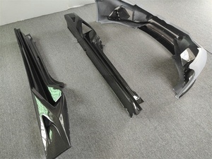 Kit <span class=keywords><strong>de</strong></span> Carrocería Grande <span class=keywords><strong>de</strong></span> Fibra <span class=keywords><strong>de</strong></span> Carbono Estilo EVO Modificado para <span class=keywords><strong>Lamborghini</strong></span> Huracán LP580 LP610, Parachoques Delantero, Faldones Laterales, Parachoques Trasero - Product Image 4