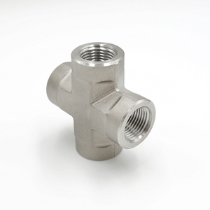 Thép không gỉ 316 áp lực cao giả mạo phù hợp 1/2 ''NPT nữ bằng chéo ống phù hợp - Product Image 2