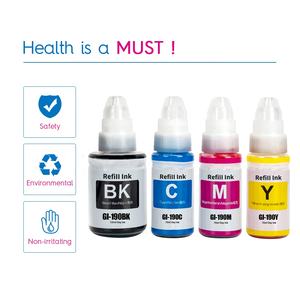 Botella de Tinta de Recarga INK-TANK GI190 GI 190 GI-190 a Base de Agua Compatible para Impresora Canon <span class=keywords><strong>PIXMA</strong></span> G1110 G2100 G2110 G3110 - Product Image 3
