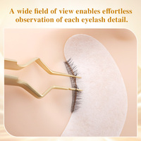 Pinces à épiler NAGARAKU pour isolation des cils, pointe en fibre de précision, outil de maquillage antidérapant avec grille