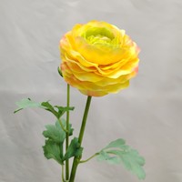 W-A0160 bunga teratai Ranunculus buatan kualitas tinggi yang baru didesain untuk Dekorasi Hari Ibu wisuda Halloween
