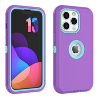 Étui robuste de protection intégrale pour iPhone 13 & 12 & 14 & 15 & 16 & 17 Pro Max, coque antichoc