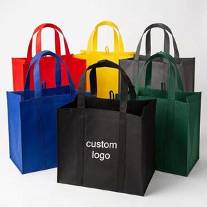 Sac fourre-tout de courses et panier de pique-nique robuste, grand volume, écologique, renforcé aux coins, avec motif lettre - Product Image 2