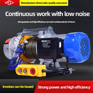 Treuil électrique en aluminium 220v 380v Heavy Duty <span class=keywords><strong>Wire</strong></span> <span class=keywords><strong>Rope</strong></span> 500kg 1000kg 1ton Electric Roof <span class=keywords><strong>Hoist</strong></span> Crane Winch - Product Image 4