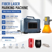 Máquina de Marcado Láser Portátil de Tipo Dividido para Impresión de Logotipos en Piezas de Trabajo Pesadas, Generador de Láser de Fibra MAX