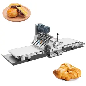 Mesin Sheeter Adonan Manual Desain Terbaru Mesin Croissant Mini Elektrik Berkualitas Tinggi Mesin Sheeter Adonan Meja