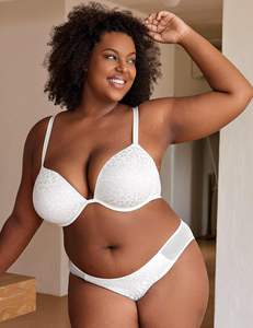 Sujetador Wingslove para Mujer, con Push-Up, Escote Profundo en V, con Aros, Multiposición, para Uso Diario, Tallas Grandes, Hecho en China, Sin Espalda - Product Image 2