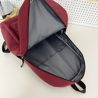 Mochila Casual Impermeable de Oxford para Viajes, con Cierre de Cremallera, Moderna y Versátil, para Estudiantes de Secundaria, Preparatoria y Universidad