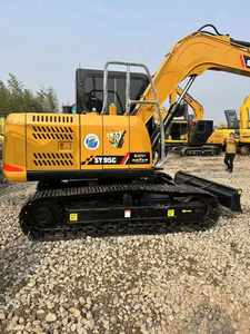 Excavatrice SANY SY95C d'occasion certifiée CE, modèle 2022, capacité de la benne de 0,5 m³, poids opérationnel de 9,5 tonnes, moteur et pompe inclus - Product Image 3
