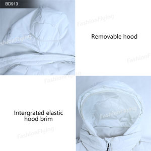 Verstelbare Manchetten Jas Winddicht Ademende Donsjassen Thermisch Warm Jasje Met Volledige Ritssluiting Voor Heren - Product Image 5