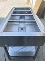 Bain-marie électrique de table en acier inoxydable 201/304 pour cuisine internationale, chauffe-plats et présentoir de buffet