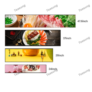Siêu rộng thương mại kệ màn hình Stretch Bar LCD 24/19.5inch màn hình hiển thị signage Kệ hiển thị HD <span class=keywords><strong>Video</strong></span> <span class=keywords><strong>Player</strong></span> - Product Image 4