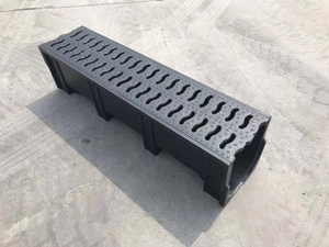 Caniveau de drainage extérieur en plastique de haute qualité, grille de drainage de tranchée de circulation en résine BMC - Product Image 5