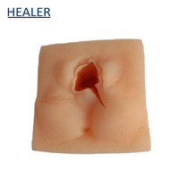 Simulateur de formation en science médicale en silicone Épisiotomie de la vulve indolore Incision périnéale Modèle de pratique de suture avec coussinet de suture