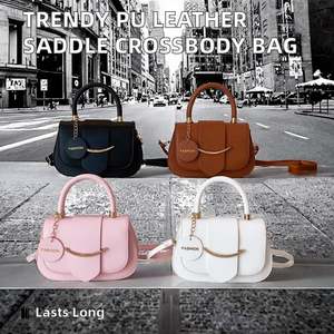 Bolso de mano redondo para mujer con asa de metal y cadena, ideal para fiestas, bolso bandolera con cadena, mini bolso de mano. - Product Image 2