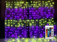 2m * 2m 400leds PVC Fil RGB Fée Rideau Lumineux Mariage Noël Smart LED Rideau Lumineux