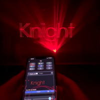 Mini projecteur laser DJ RVB 5W à animation pour scène, contrôlable par application mobile, idéal pour mariages, soirées, clubs et salles de spectacle