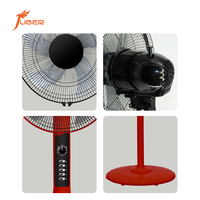 Ventilador de Pedestal Mecánico de Última Tendencia 2026, Ventilador de Pie Eléctrico Manual de 16 Pulgadas, Ventilador de Pie de Alto Rendimiento con 4 Velocidades