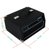Speaker Bass gitar elektrik hitam kualitas tinggi speaker Bass gitar elektrik amplifier gitar MICRO-CL/BA-100