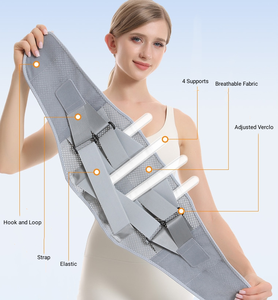 Médecine <span class=keywords><strong>du</strong></span> sport Orthèse dorsale réglable Nouveau design Soulagement de la douleur au bas <span class=keywords><strong>du</strong></span> dos Soutien dorsal pour hommes et femmes - Product Image 1