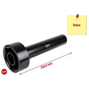 KS TOOLS - 460.1415 Clé à écrou d'essieu avec tube de guidage pour Volvo, 95mm - EAN 4042146717929 HEAVY VEHICLES - Product Image 2