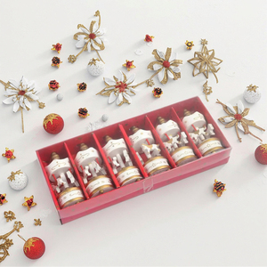 ของตกแต่งโต๊ะหมุนไม้ ของประดับตกแต่งคริสต์มาส ของขวัญสำหรับตกแต่งในเทศกาล - Product Image 2