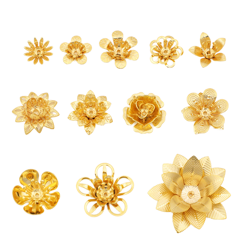 Hollow Spherical Antique Bronze Metal Beads