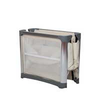 Hochwertiges Neues Babybett-Modell, Einfach in Einem Schritt Zusammenklappbar, Beistellbett mit Universalrädern für Schlafzimmer und Krankenhausgebrauch