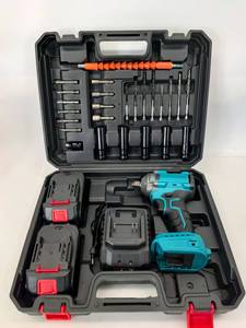 Llave de <span class=keywords><strong>Impacto</strong></span> Inalámbrica de Alto Torque de 450 Nm Compatible con Batería <span class=keywords><strong>Makita</strong></span> de 21 V, <span class=keywords><strong>Pistola</strong></span> de <span class=keywords><strong>Impacto</strong></span> sin Escobillas para Trabajos Profesionales en Sitio - Product Image 2