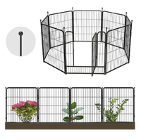 Cage pour chien d'intérieur et d'extérieur très vendue, enclos métallique de sécurité pour petits animaux, chenil robuste facile à assembler